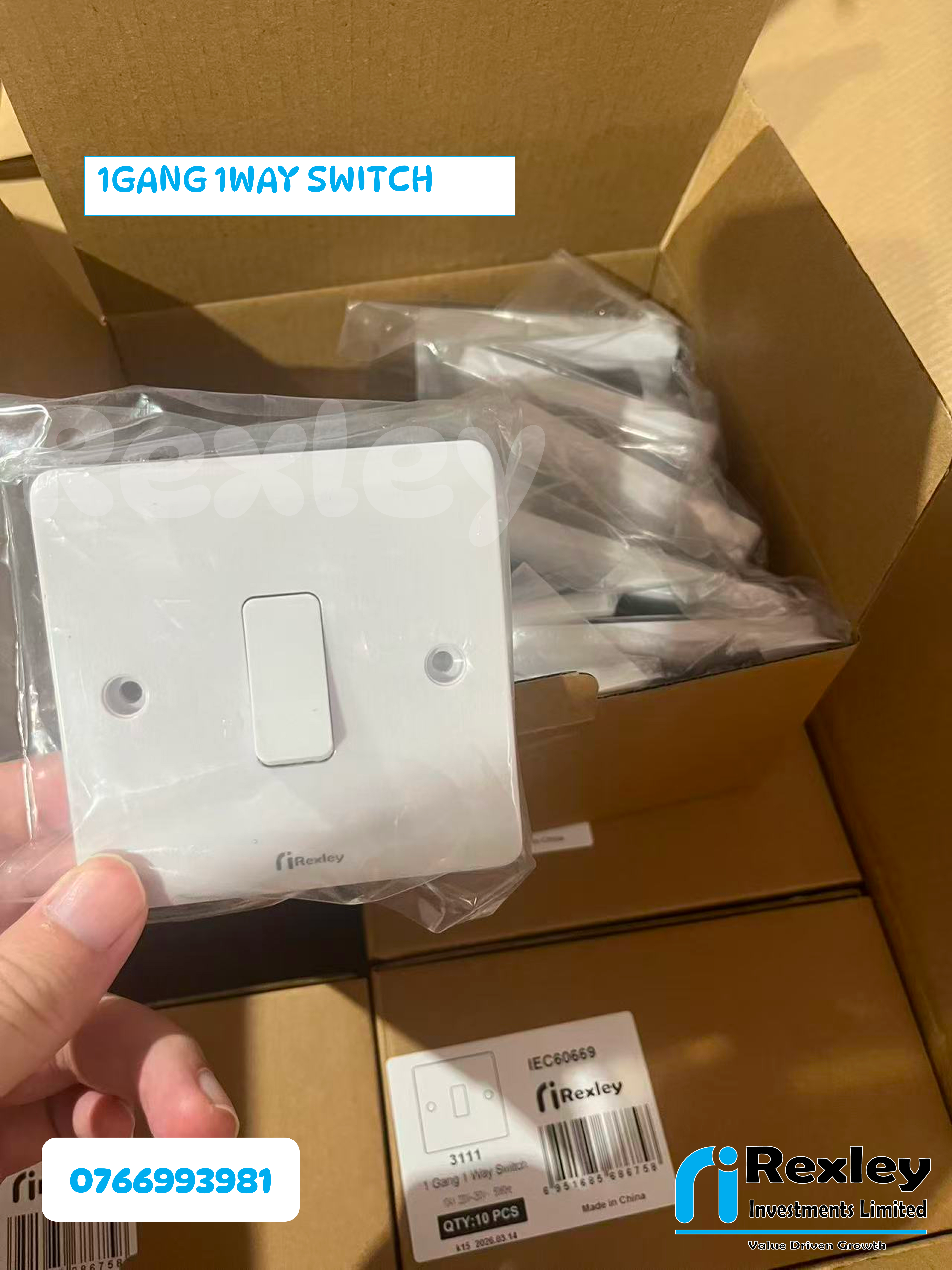 1 gang 1 way switch
