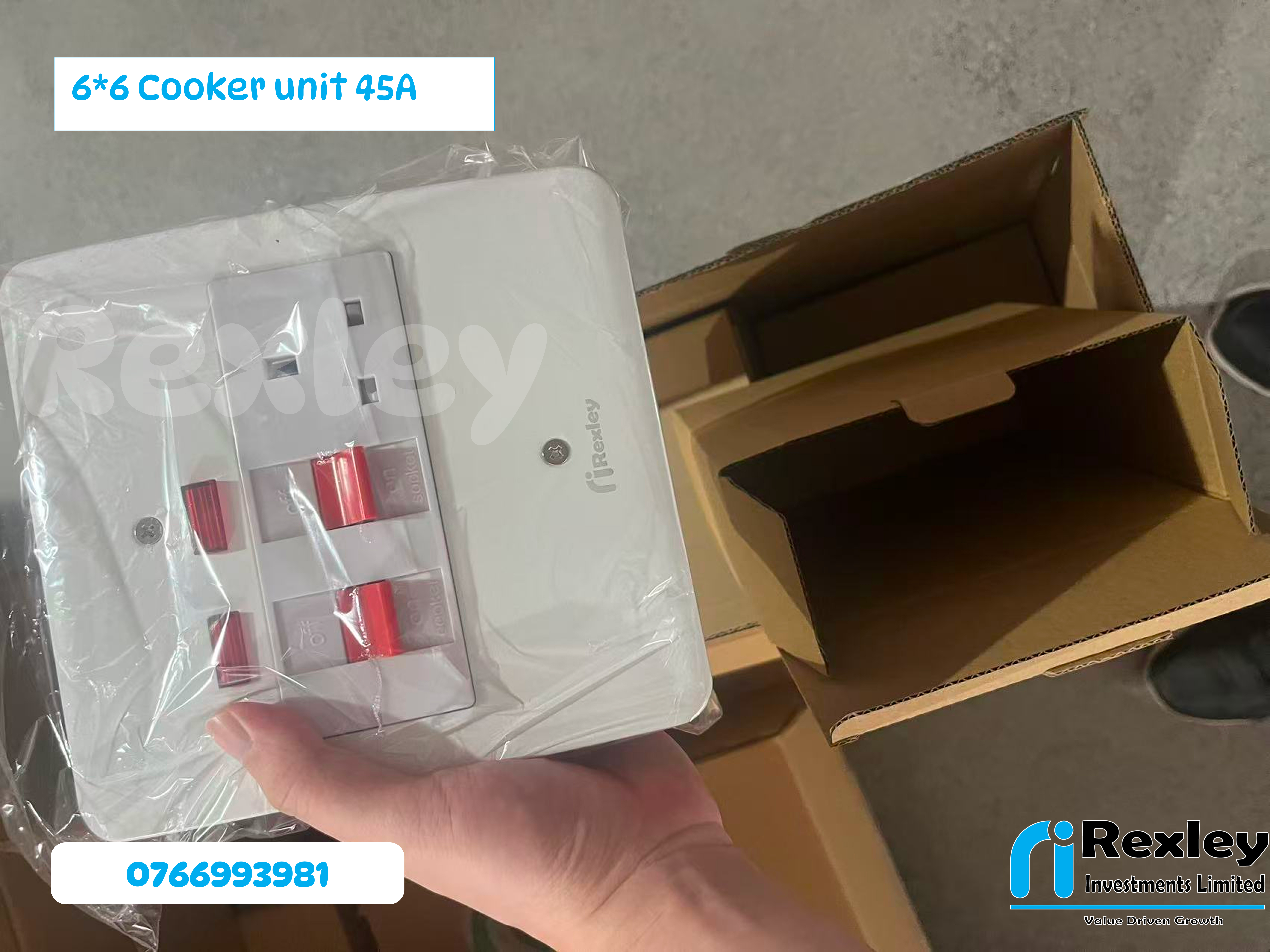 6x6 cooker unit 45A