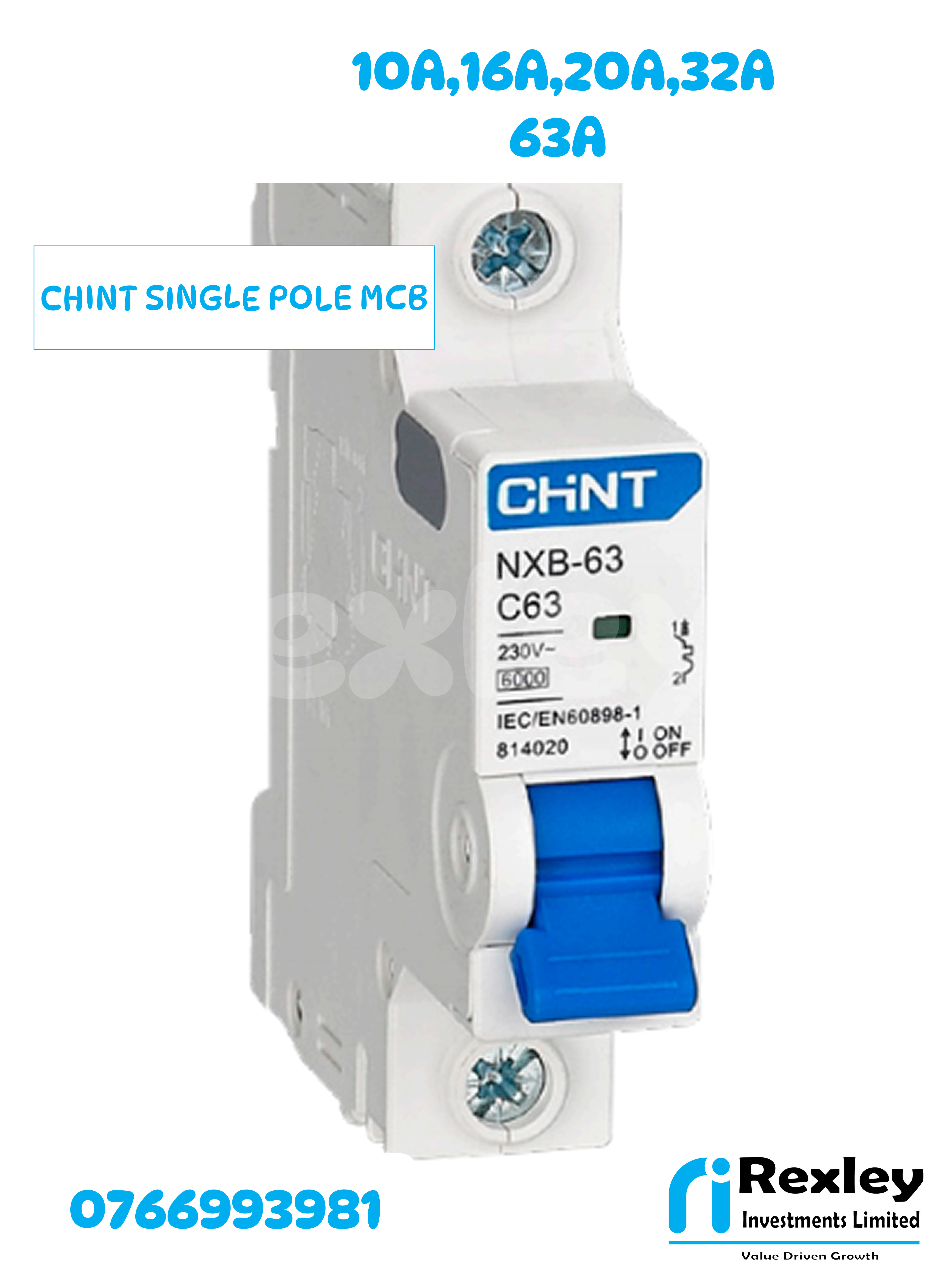 Chint single pole MCB