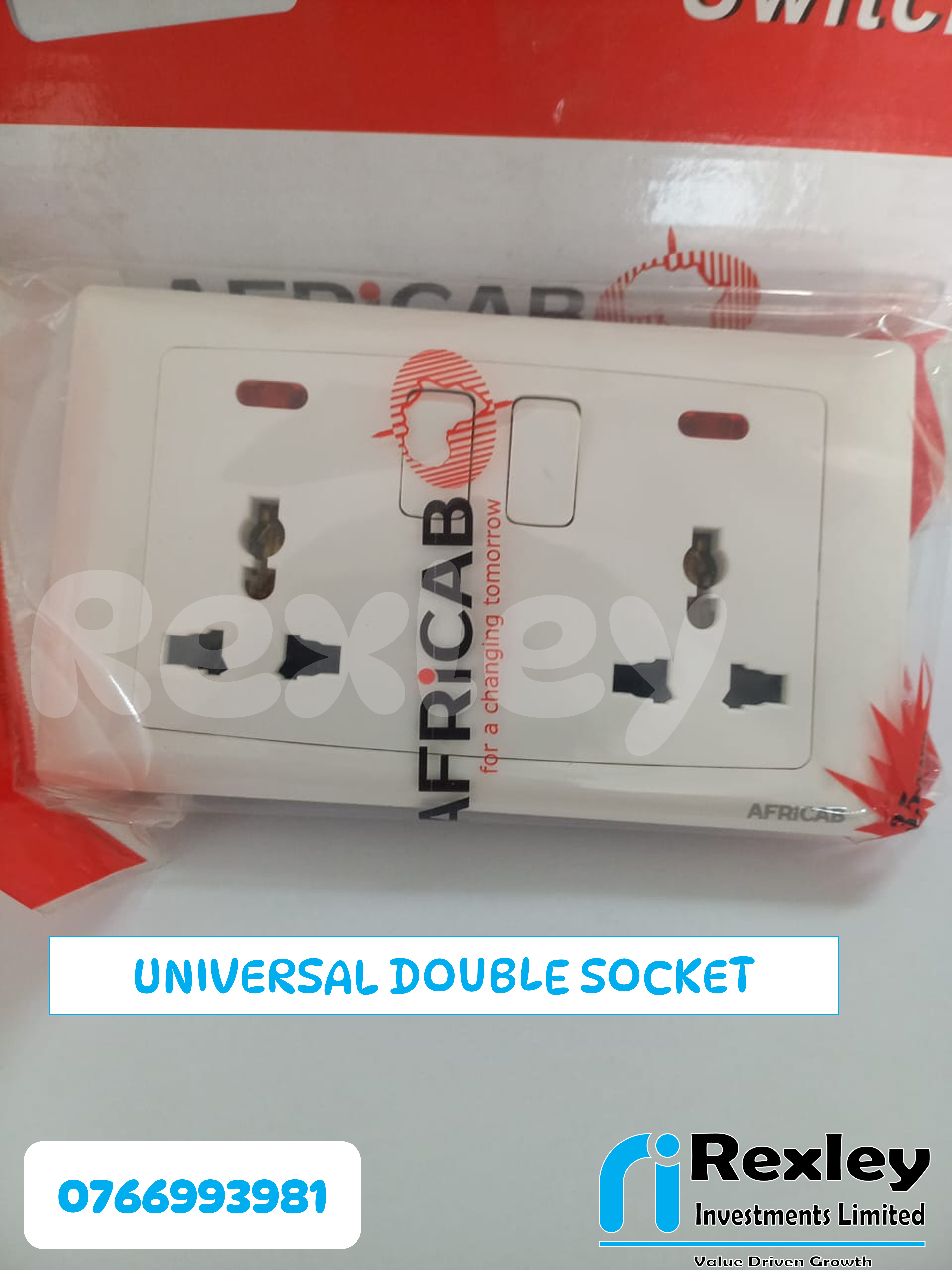 Africab universal double socket