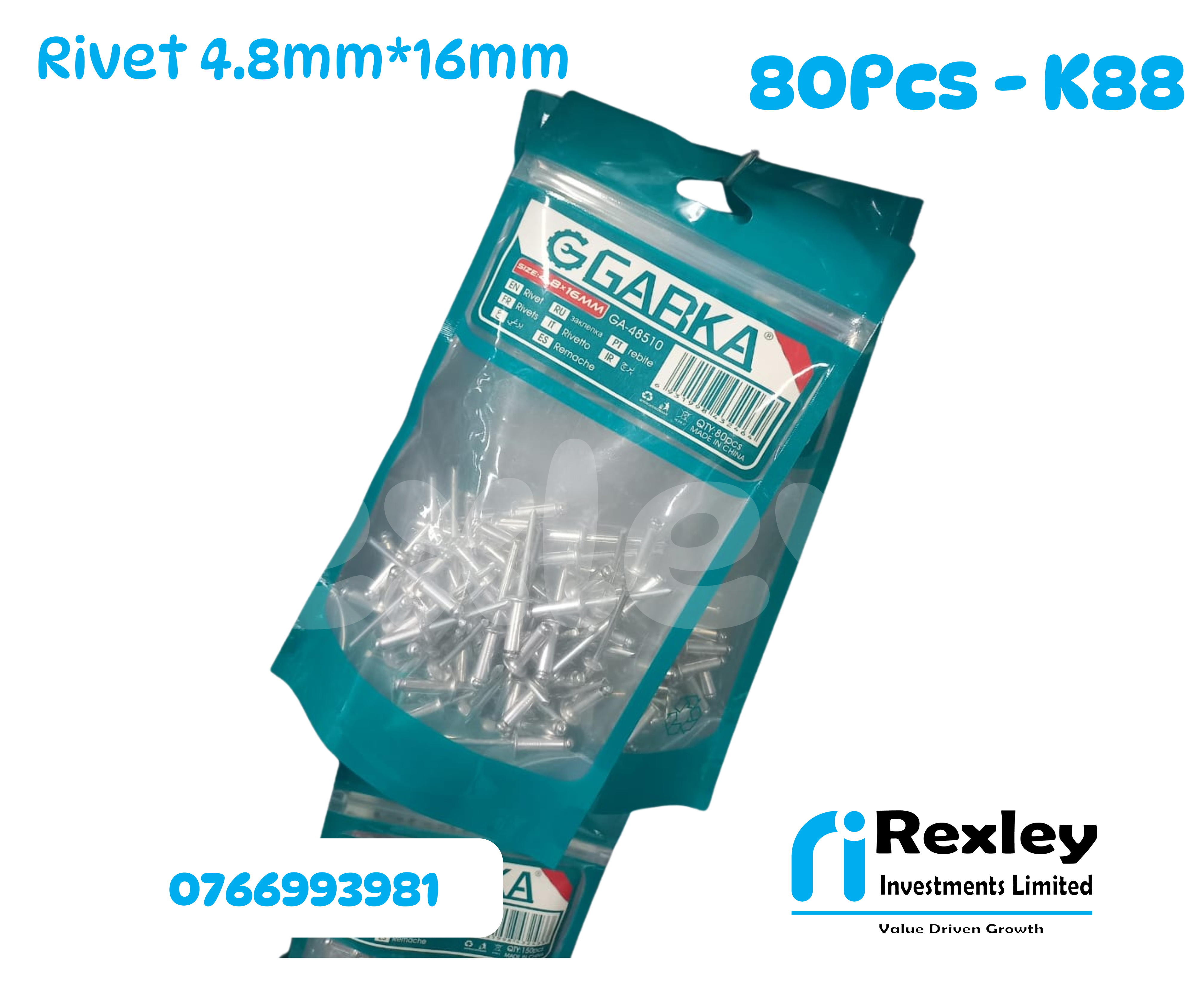 Rivet 4.8mm x 16mm