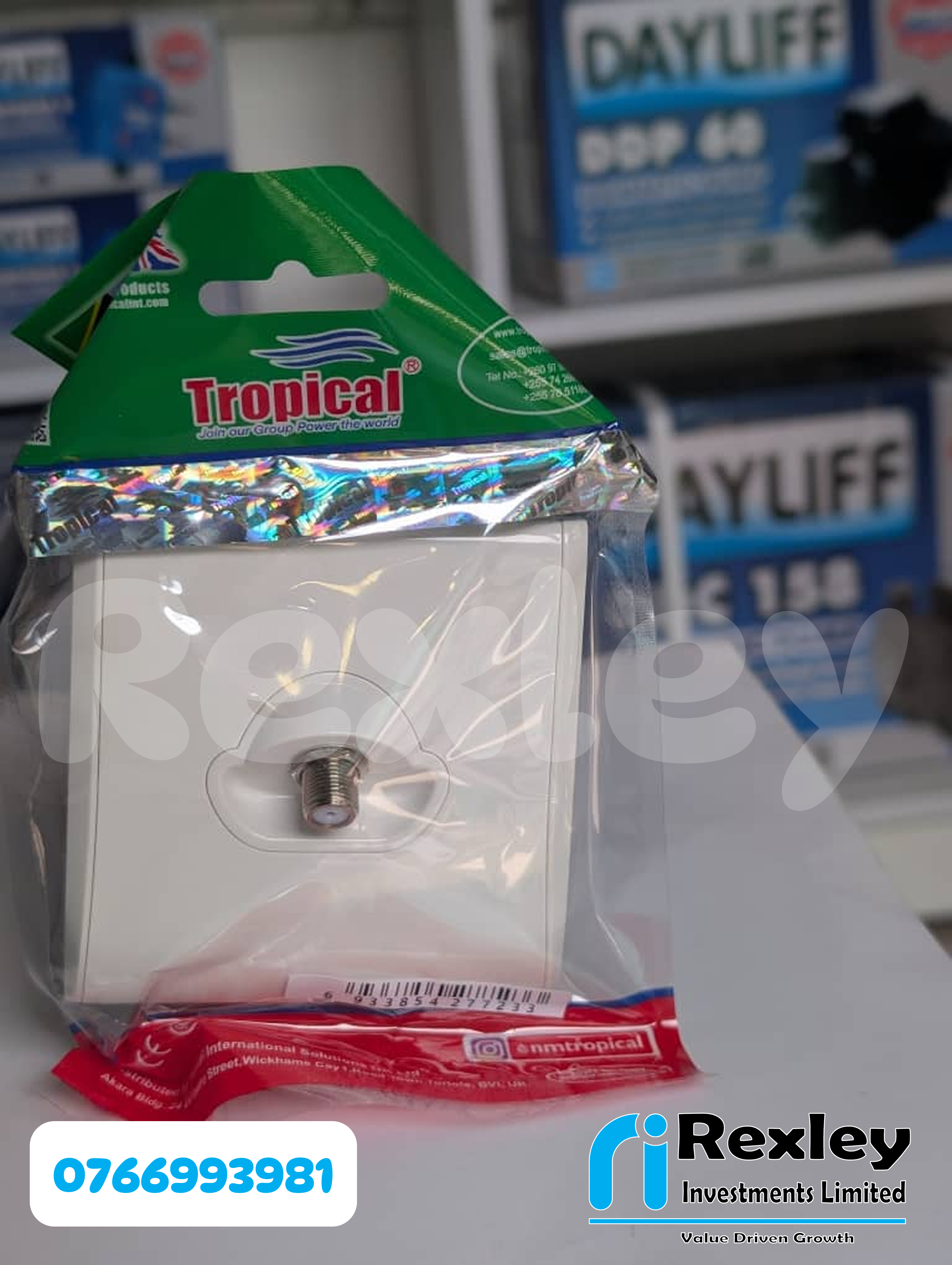 TV socket single