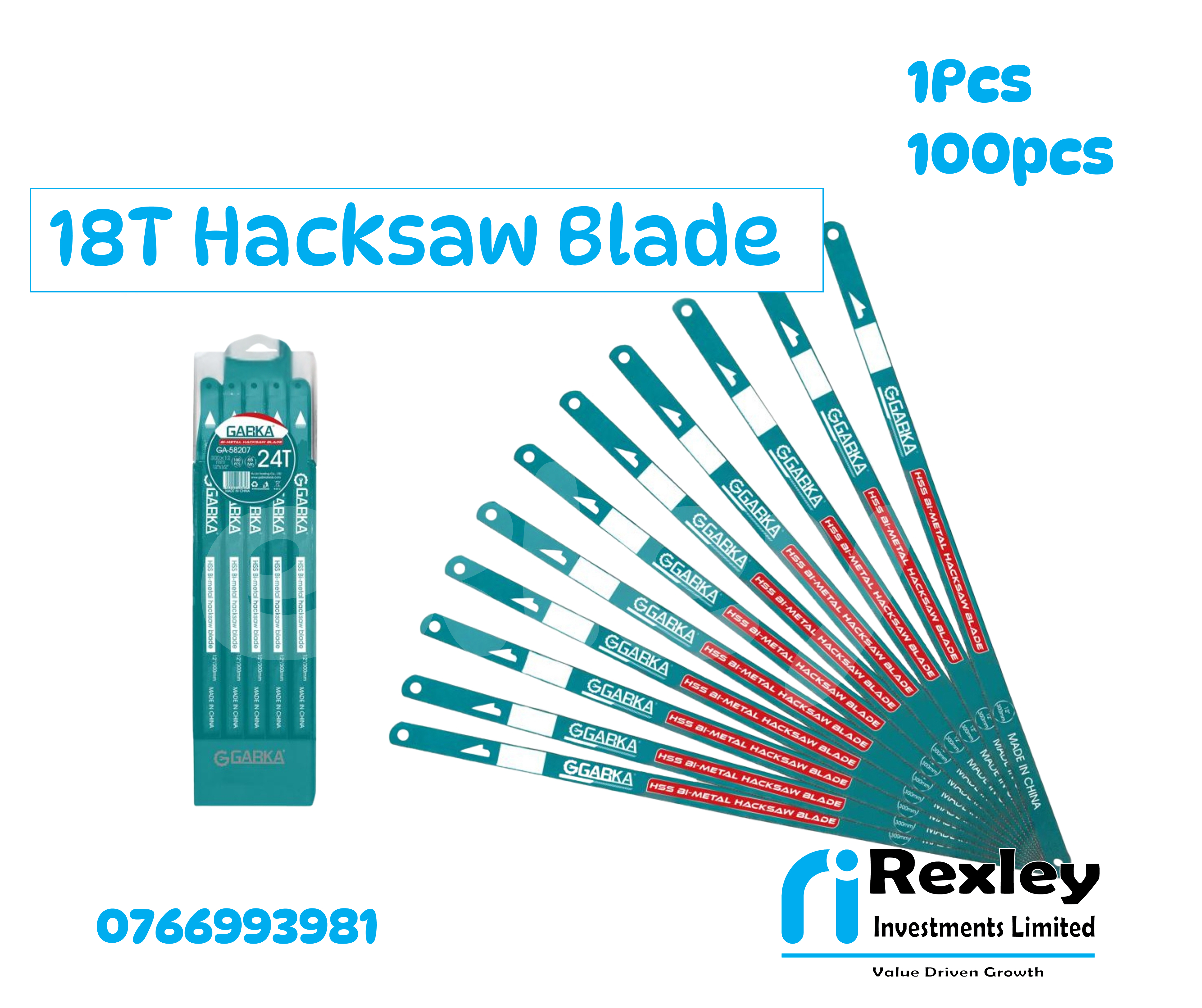 Hacksaw blade 18T