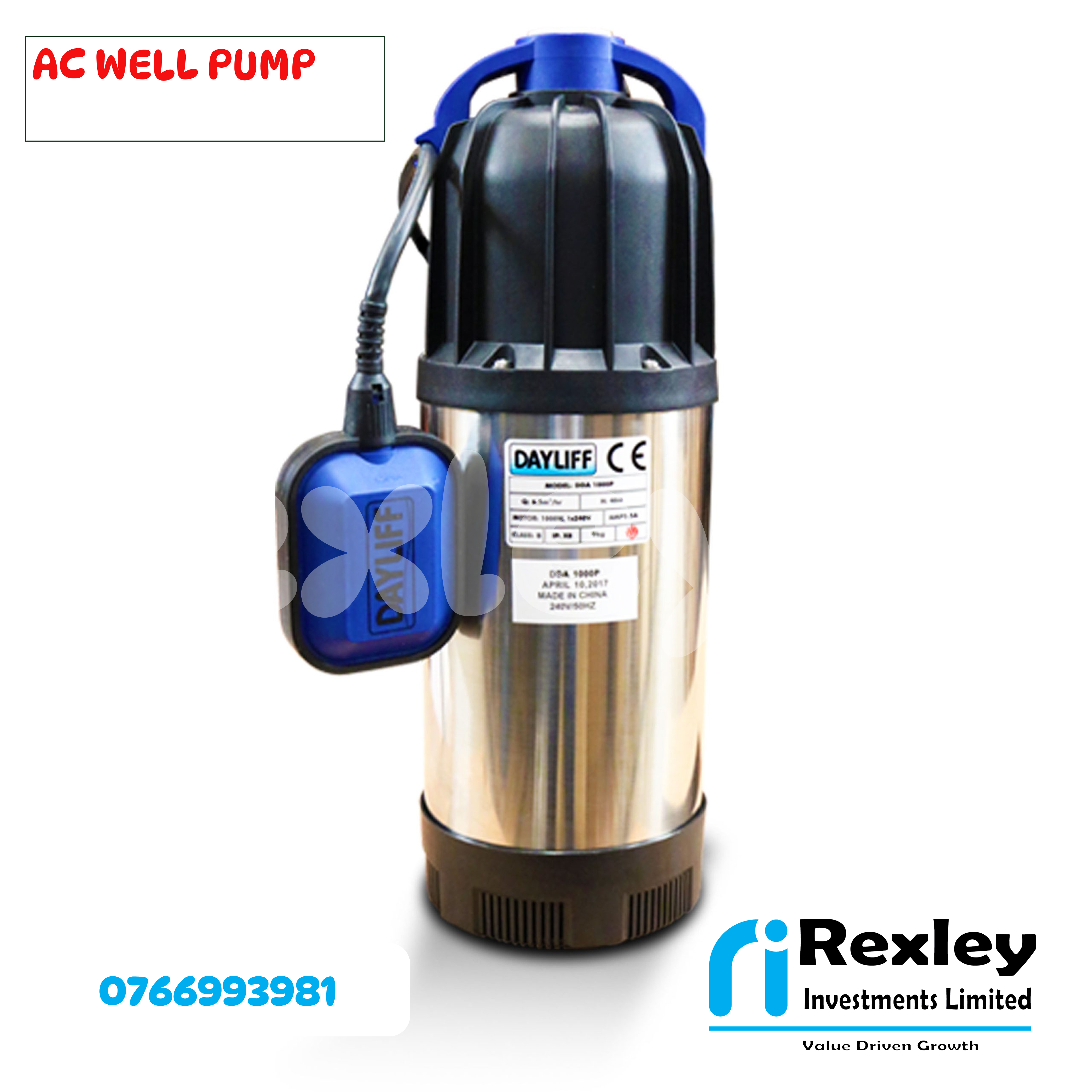 AC well pump DDA1000P
