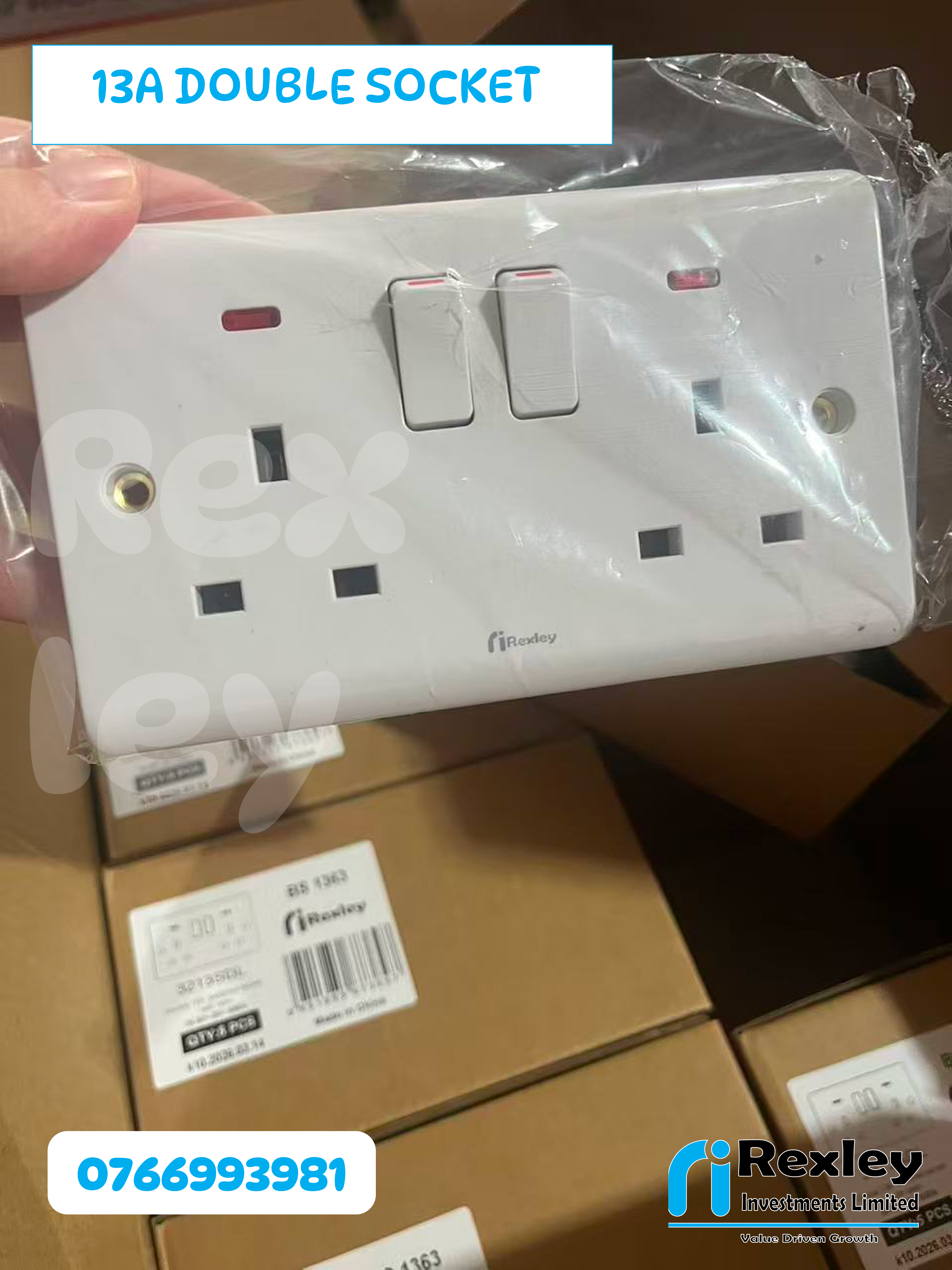 13A double socket