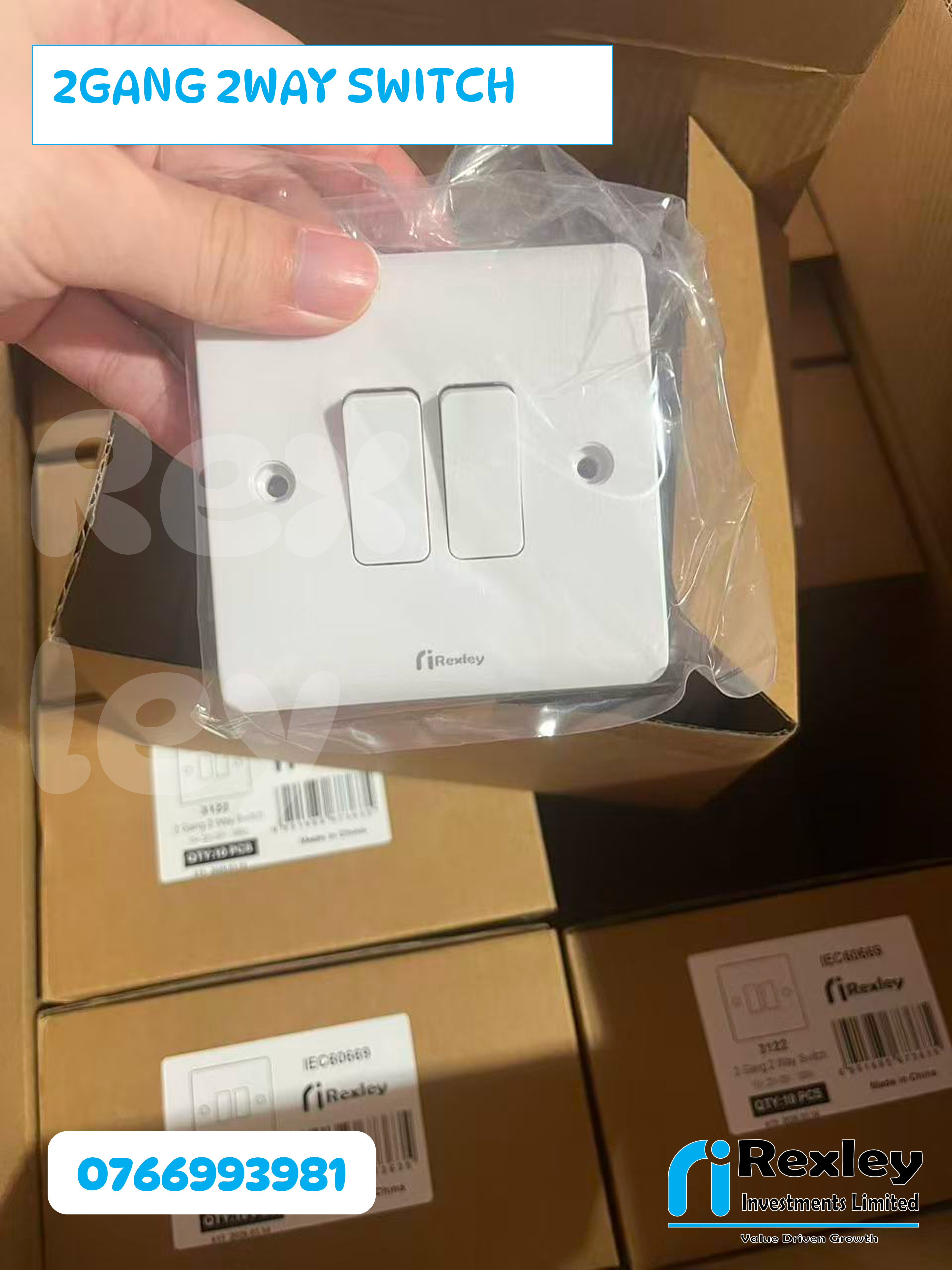 2 gang 2 way switch