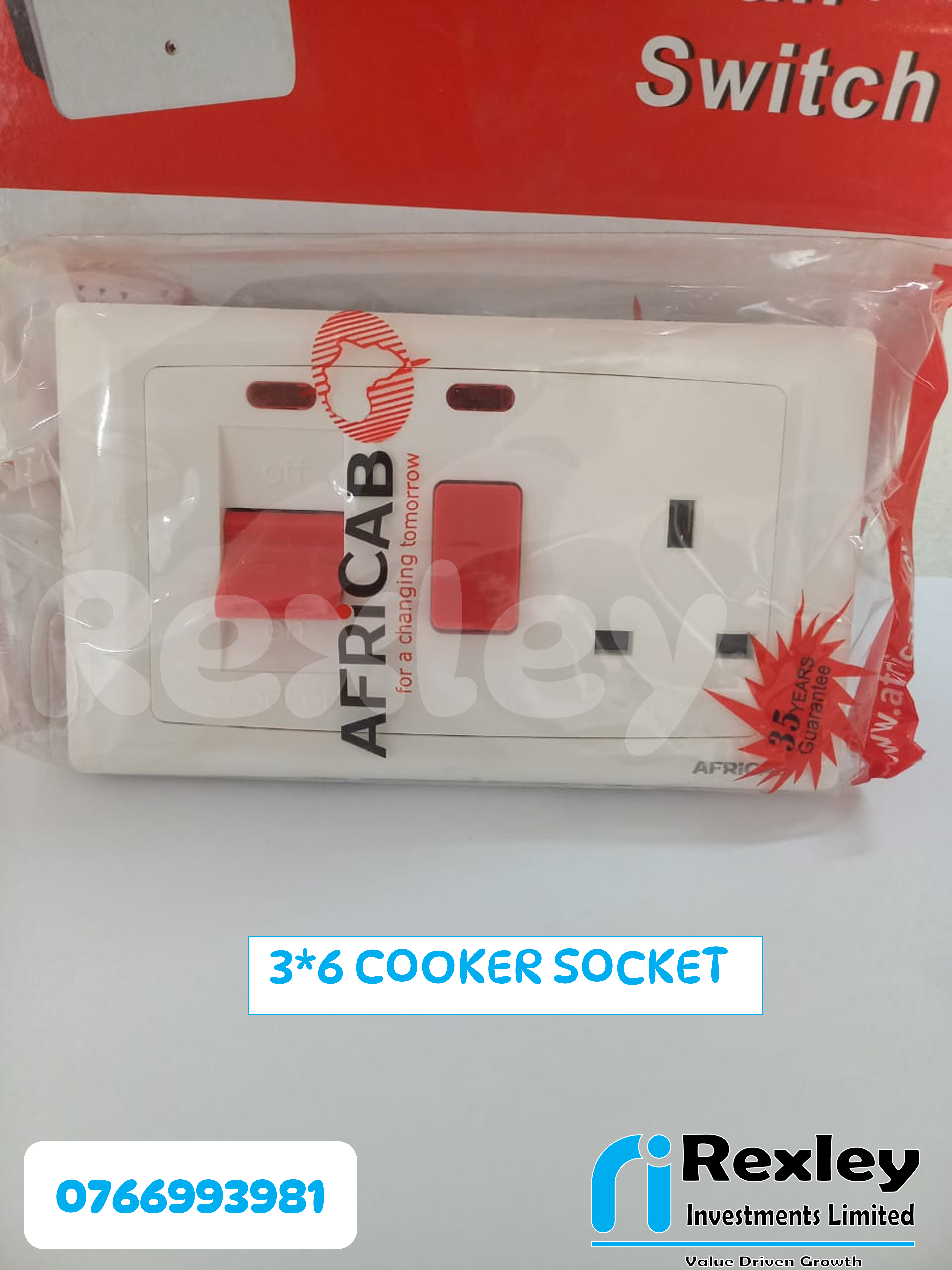 3x6 cooker socket