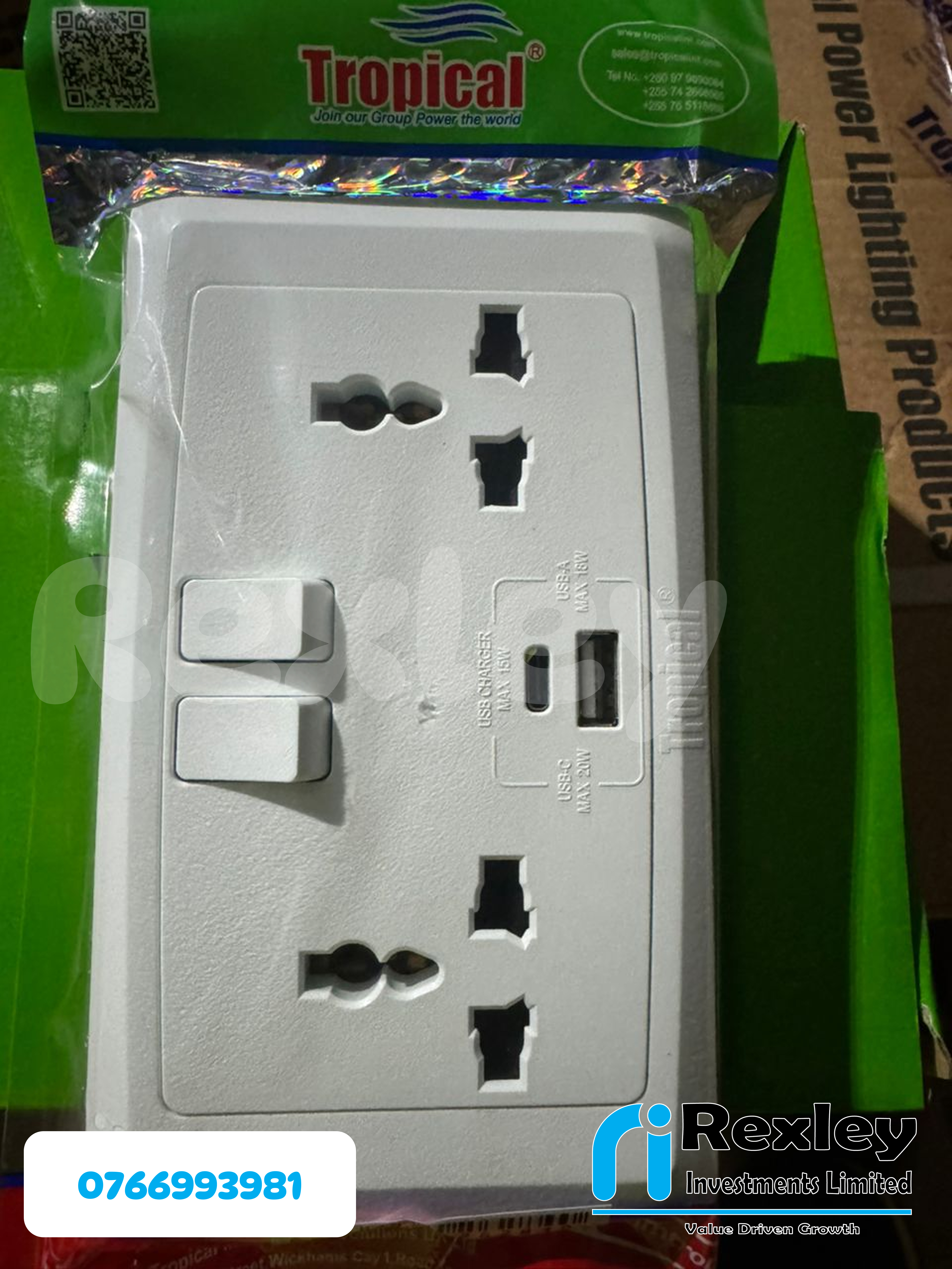 Double USB charger