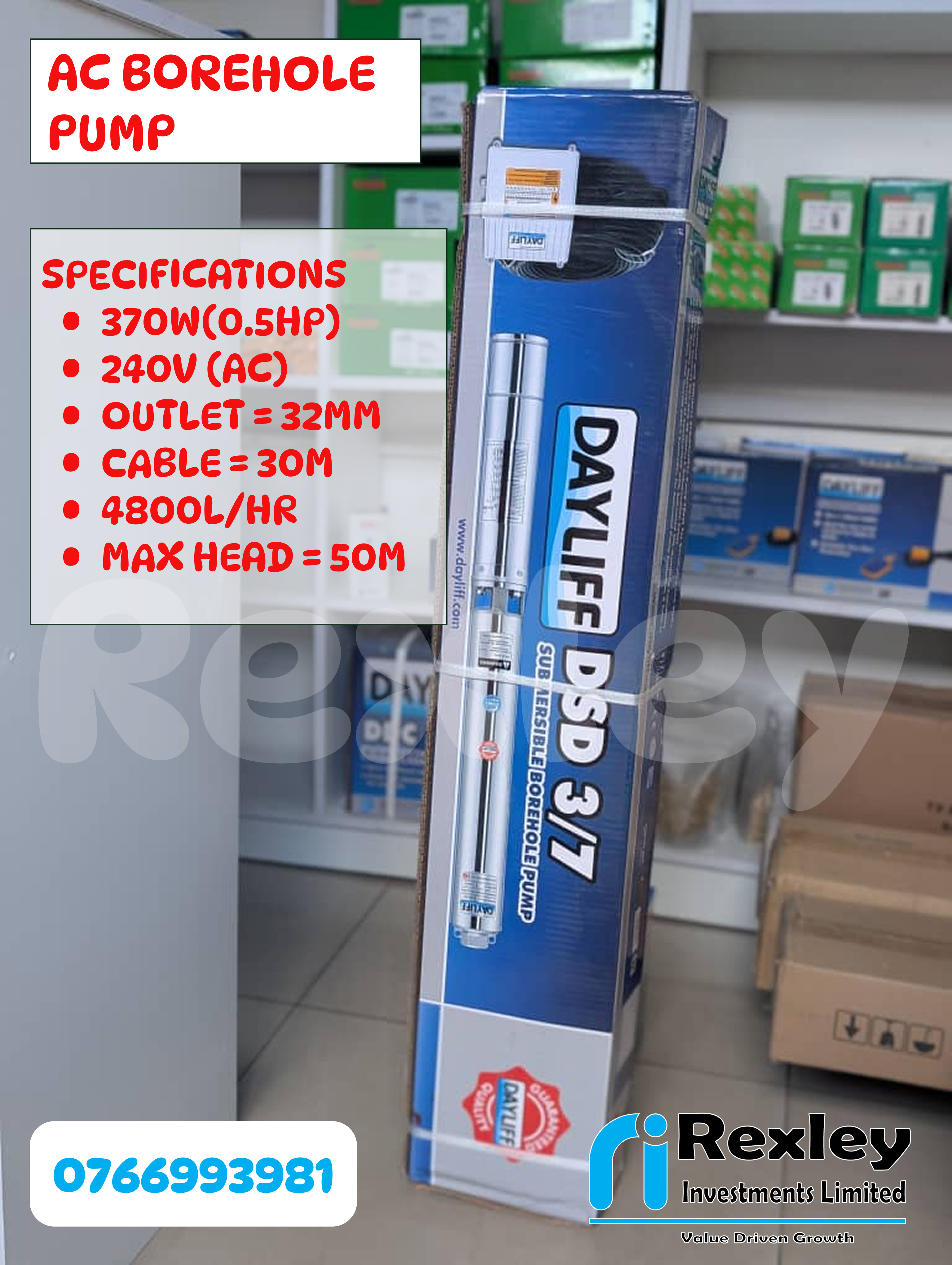 AC Borehole Pump
